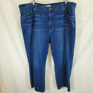 L.L. Bean Natural Fit 42x29 (Actual 43x30) 100% Cotton Blue Denim Jeans
